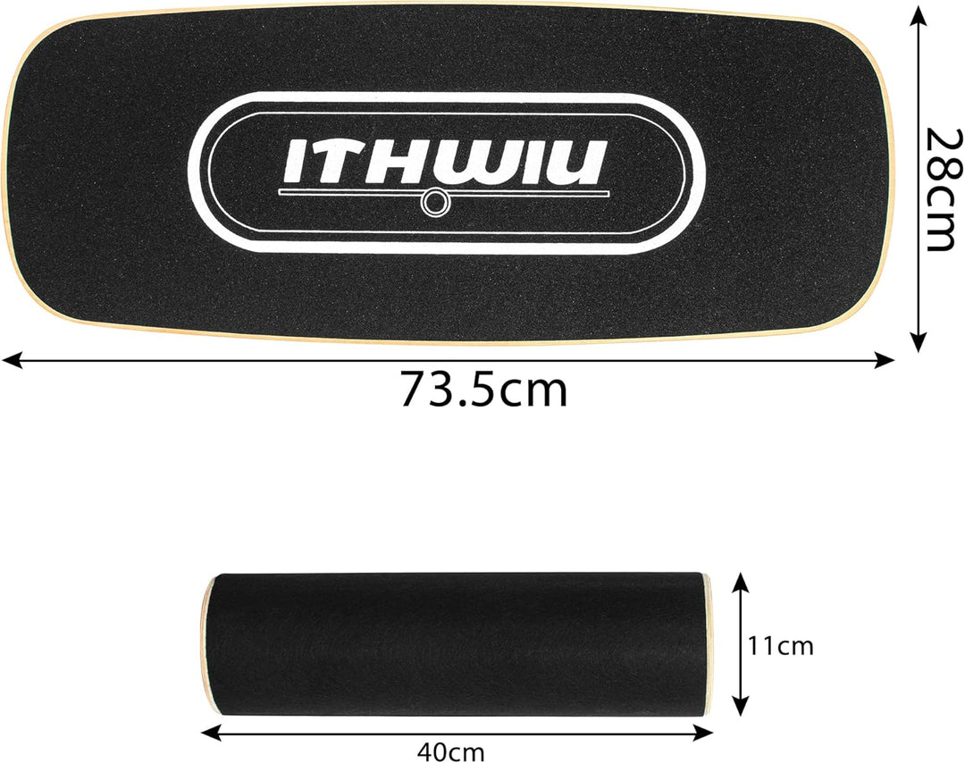 Balance Board Roller Holz Trainer Rollbrett Balance Trainingsbrett Rutschfeste Oberfläche Körperkont