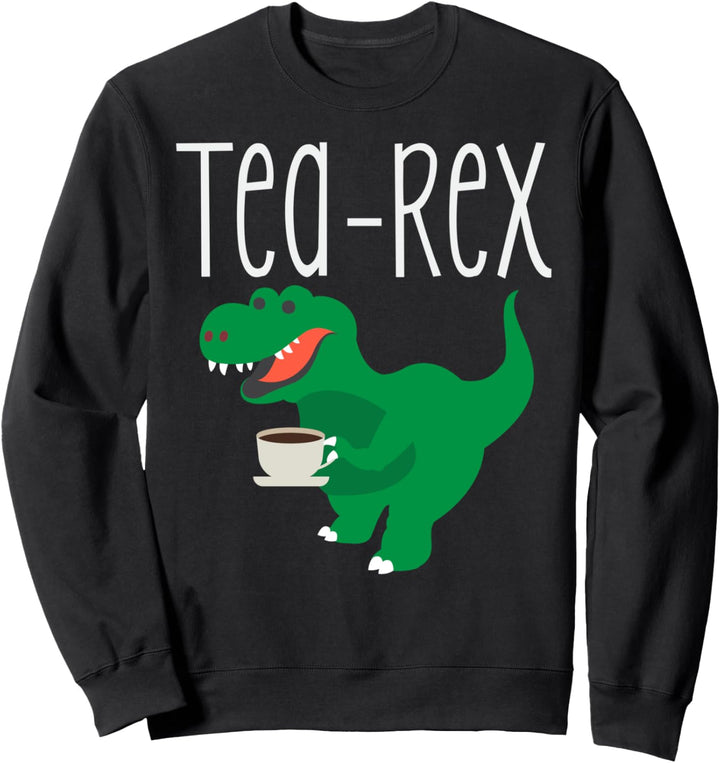 Teetrinker Tea-Rex Tee Rex T-Rex Dinosaurier Dino Kinder Sweatshirt