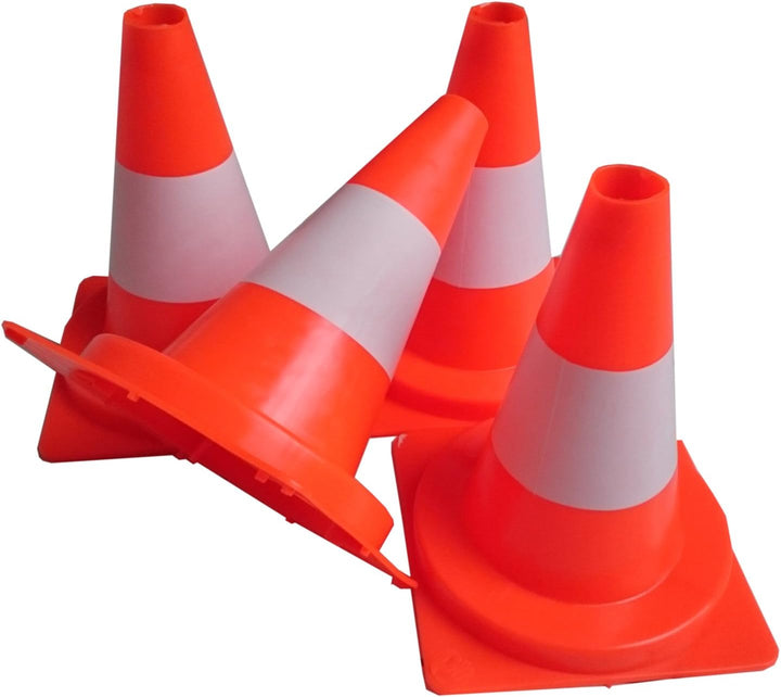 UvV-Shop (ES-Team Consult GmbH) Pylon 4 Stück Set zur Markierung für Slalom, Tore, Haushalt oder Spi