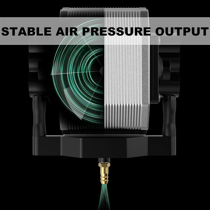 Creatorally Air Assist Laser, 30L/Min Luftpumpe für Lasergravierer mit Speed Control, Laserpumpe f