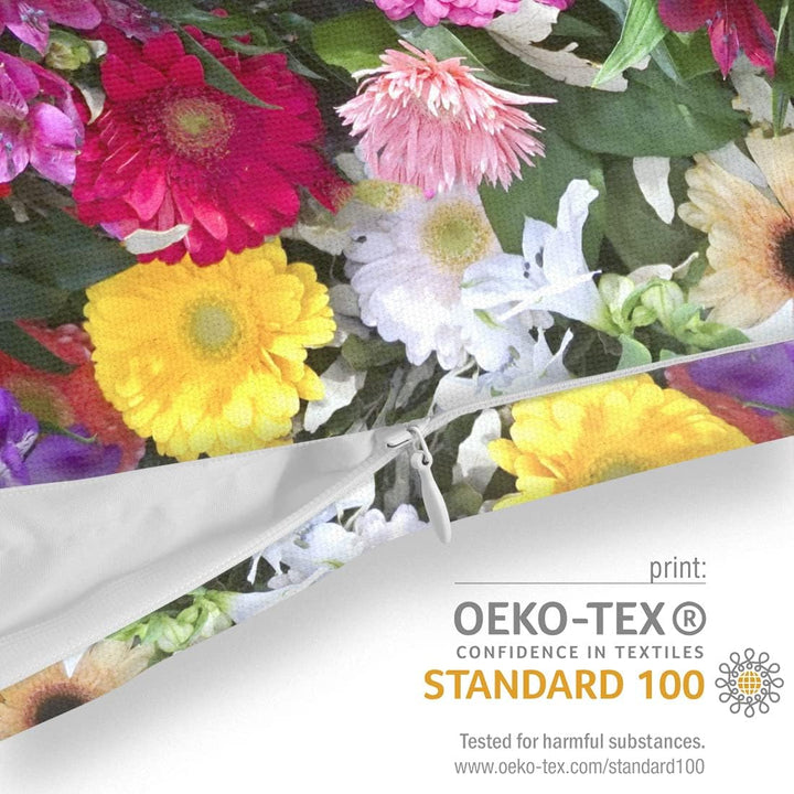 VOID Blumenmischung Kissenbezug Kissenhülle Sofakissen Kissen Deko Outdoor-Kissen Dekokissen, Kissen