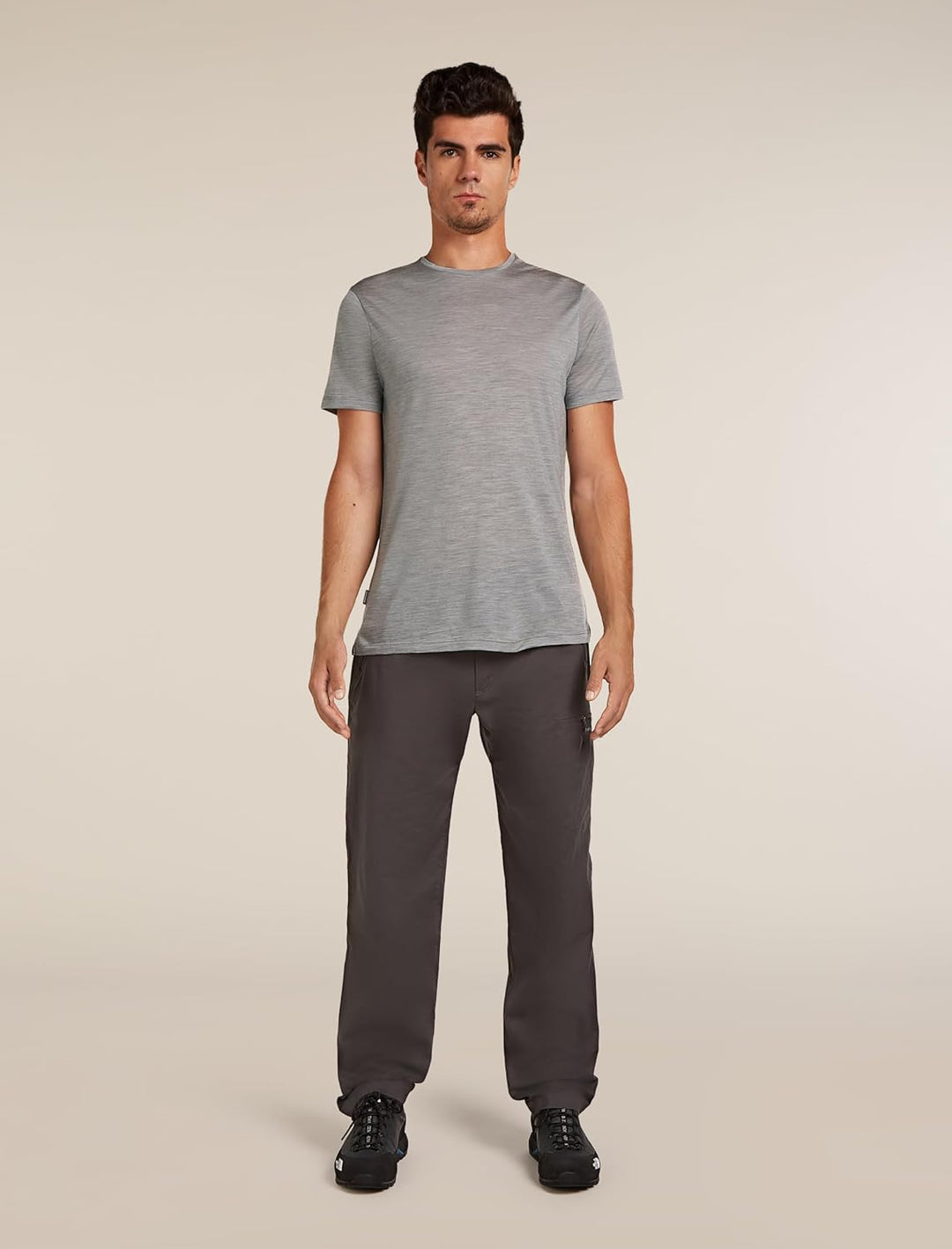 Icebreaker Herren Merino 125 Cool-lite™ Sphere III Unterhemd (1er Pack) L Metro Heather, L Metro Hea