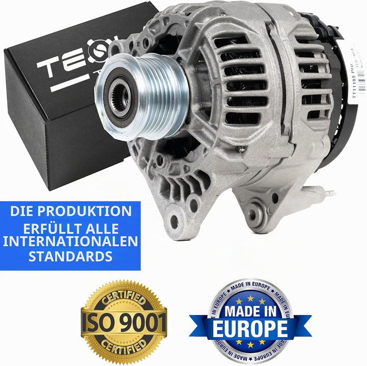 TT11185 PRO. LICHTMASCHINE 12V, alternator 90A, kompatibel mit FORD, SKODA, auto-lichtmaschine AUDI,