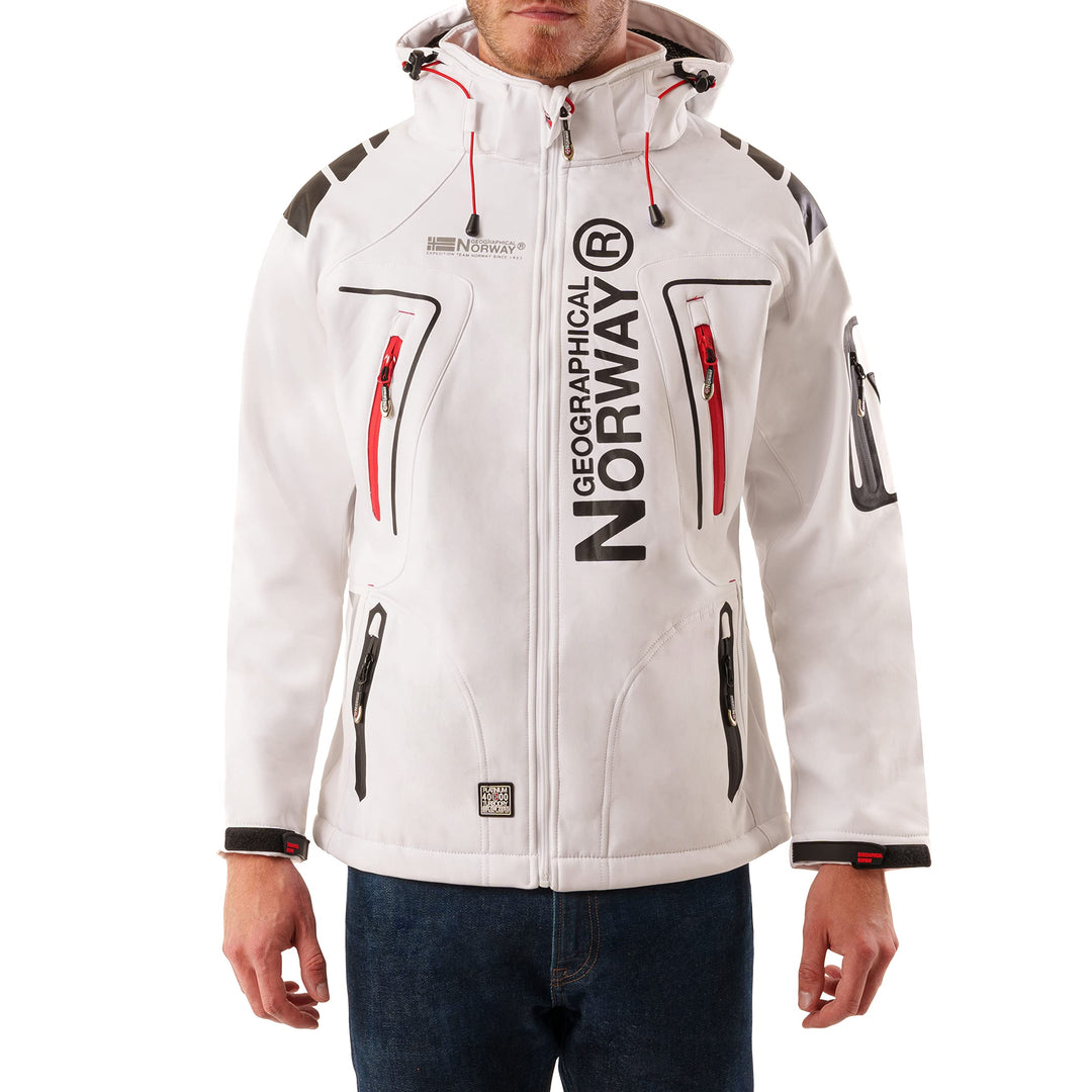 Geographical Norway Herren Tambour Herren Softshell Jacke S Weiss, S Weiss