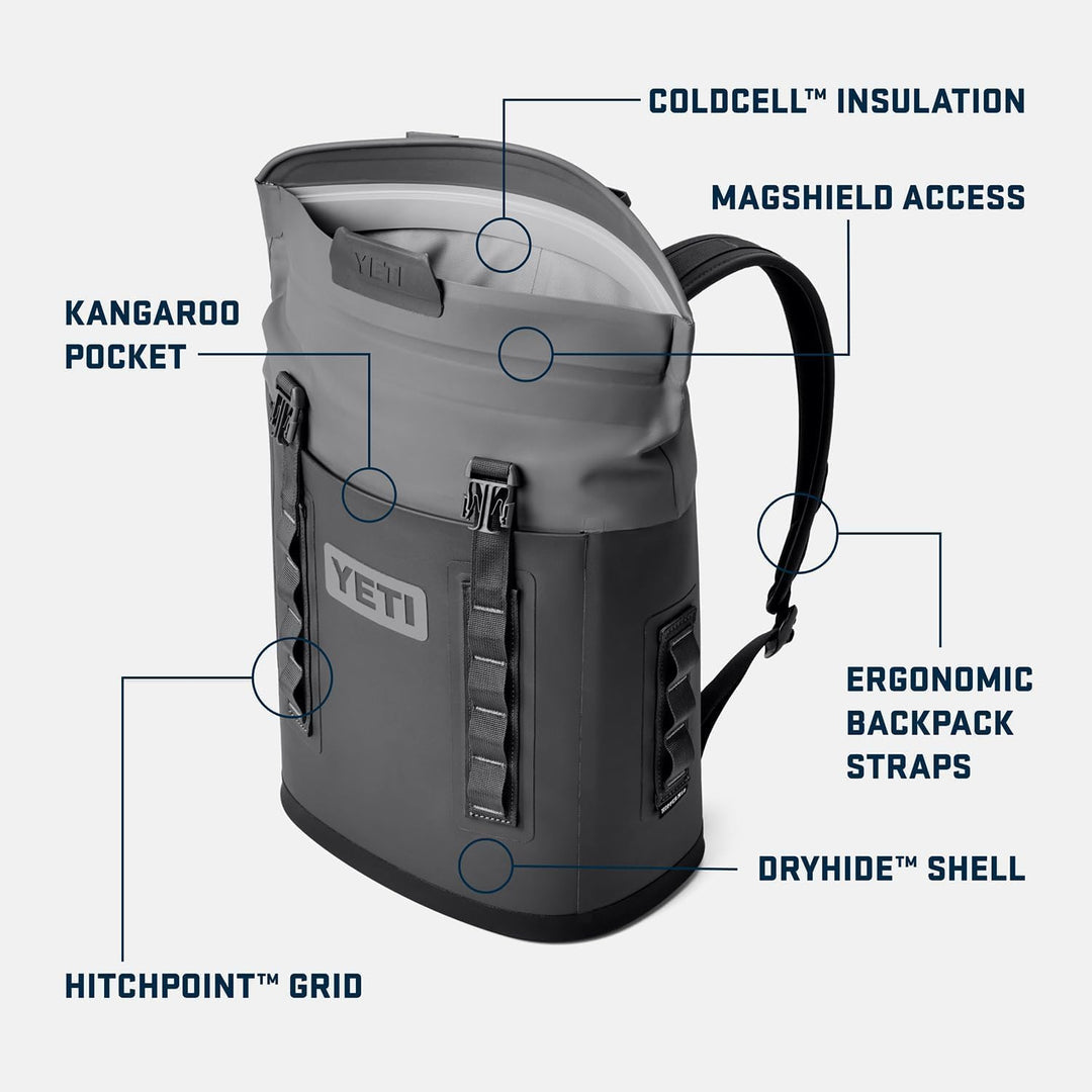 YETI Hopper Kühltaschen Rucksack, M12 Navy, Navy
