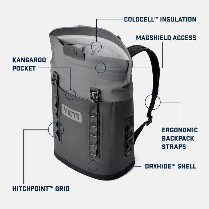 YETI Hopper Kühltaschen Rucksack, M12 Navy, Navy