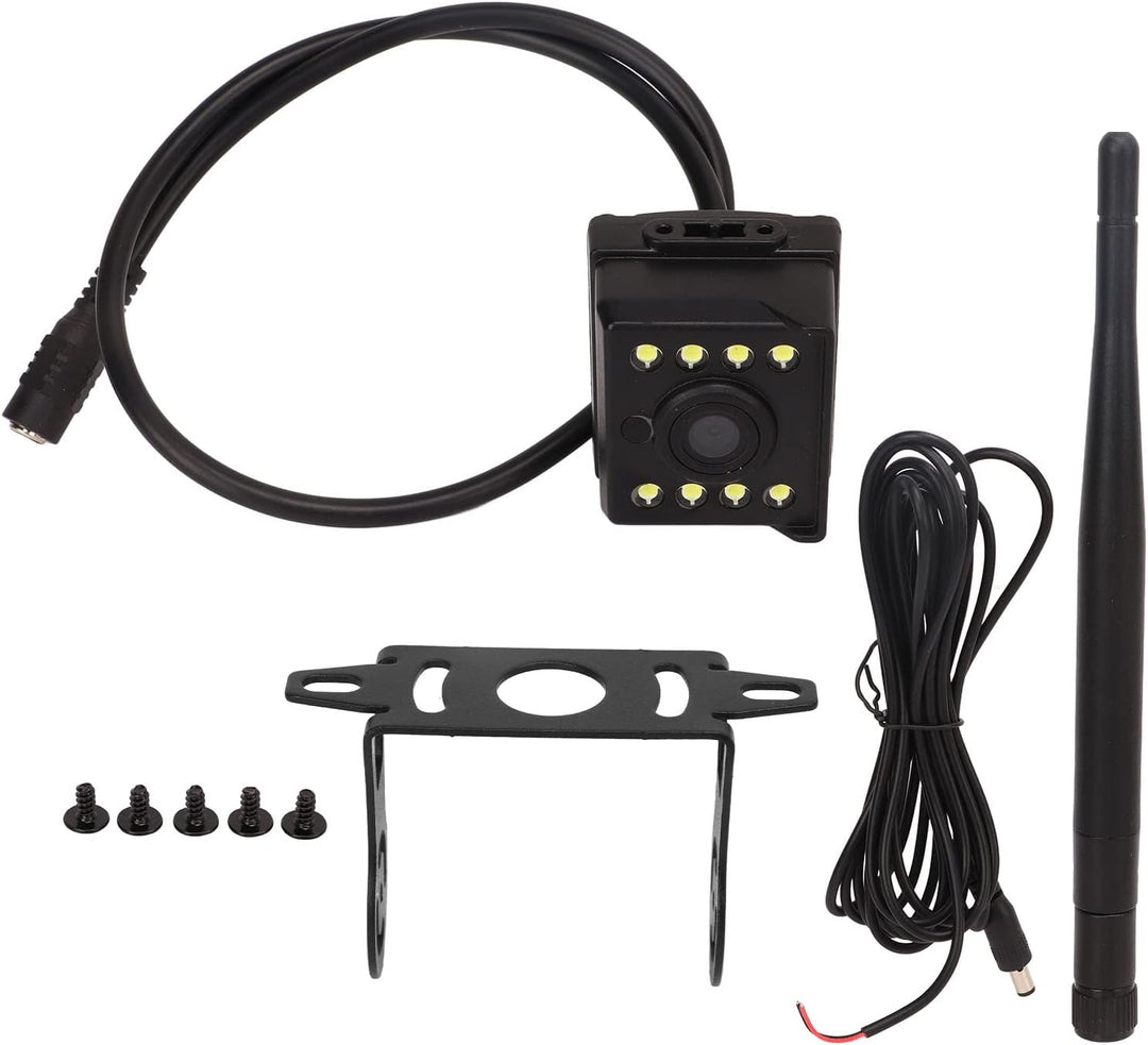 Drahtlose RüCkfahrkamera, WiFi 12 V Bis 24 V Drahtlose RüCkfahrkamera wasserdichte HD-IR-Nachtsicht-