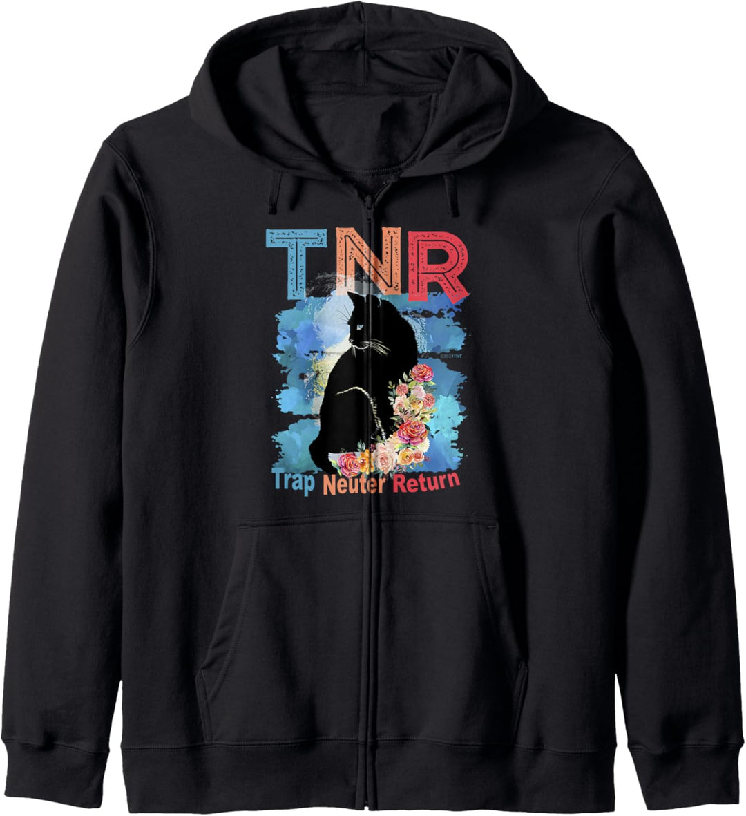 TNR Trap Neuter Return Feral Cat Advocate Cat Lover Kapuzenjacke