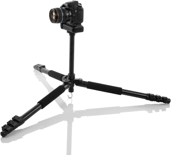 Walimex Pro FT-665T Pro Stativ (mit 3D-Neiger, Extrem Stabil, max. Belastbarkeit: Stativ 12kg. Neige