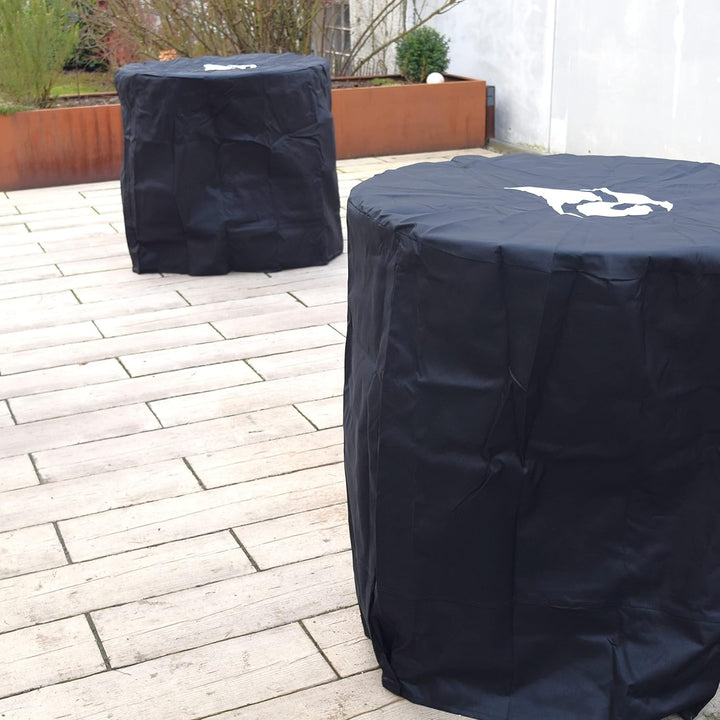 Grillrost.com Das Original 90er Abdeckhaube für den Feuerplattengrill &amp; alle Feuerplatten mit 90cm D