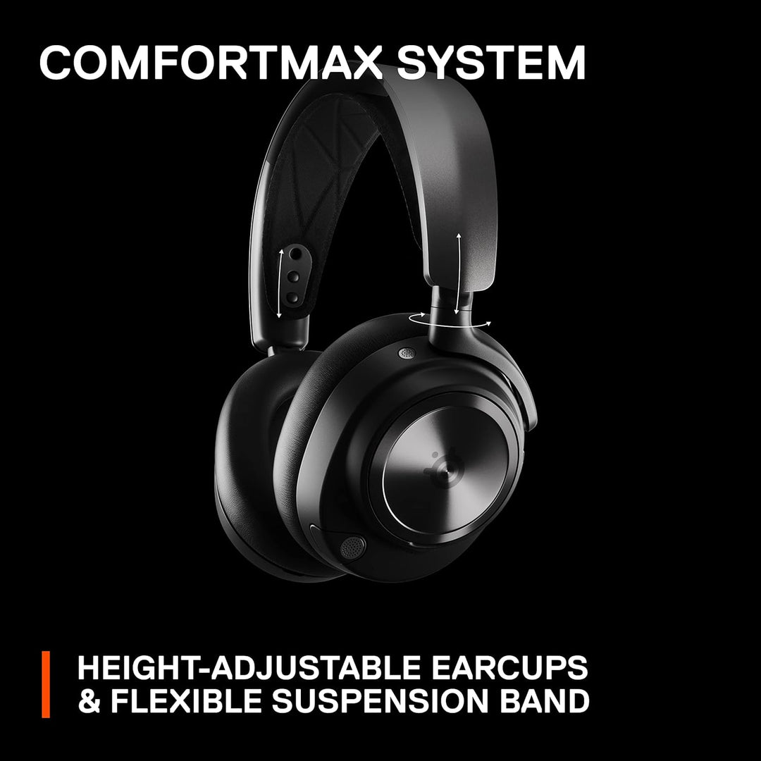 SteelSeries Arctis Nova Pro Wireless - Multi-System Gaming-Headset – Hi-Fi-Treiber – Active Noise Ca