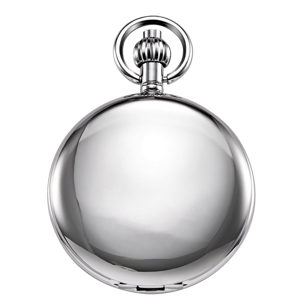 TREEWETO Men's Pocket Watches Smooth Golden/Silver Antique Mechanical Pocket Watch for Men Women wit
