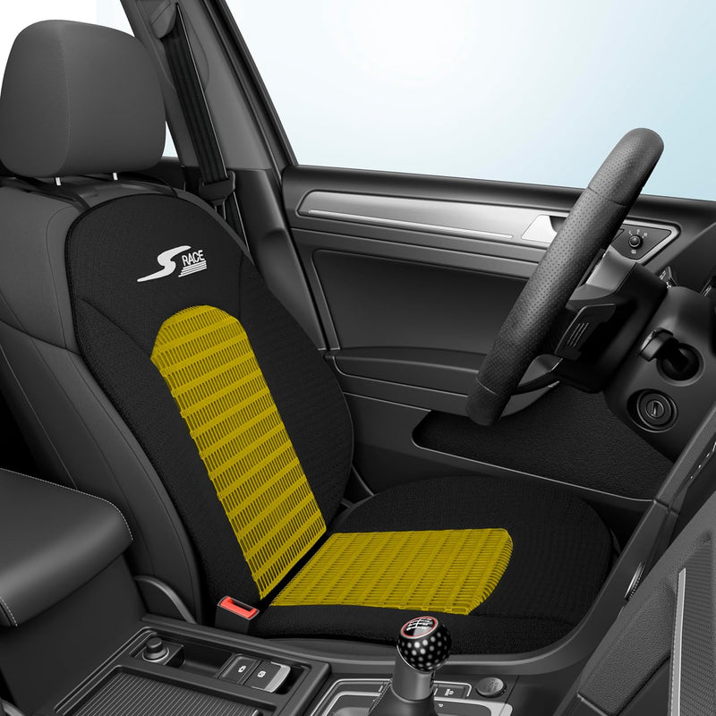 Walser Car Comfort Auto-Sitzauflage S-Race, Auszeichnung Sehr Gut* Autositzauflage, Sitzkissen-PKW,