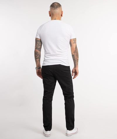 Indumentum Chino Hose Basic Regular Fit IR-506 36W / 30L Schwarz, 36W / 30L Schwarz