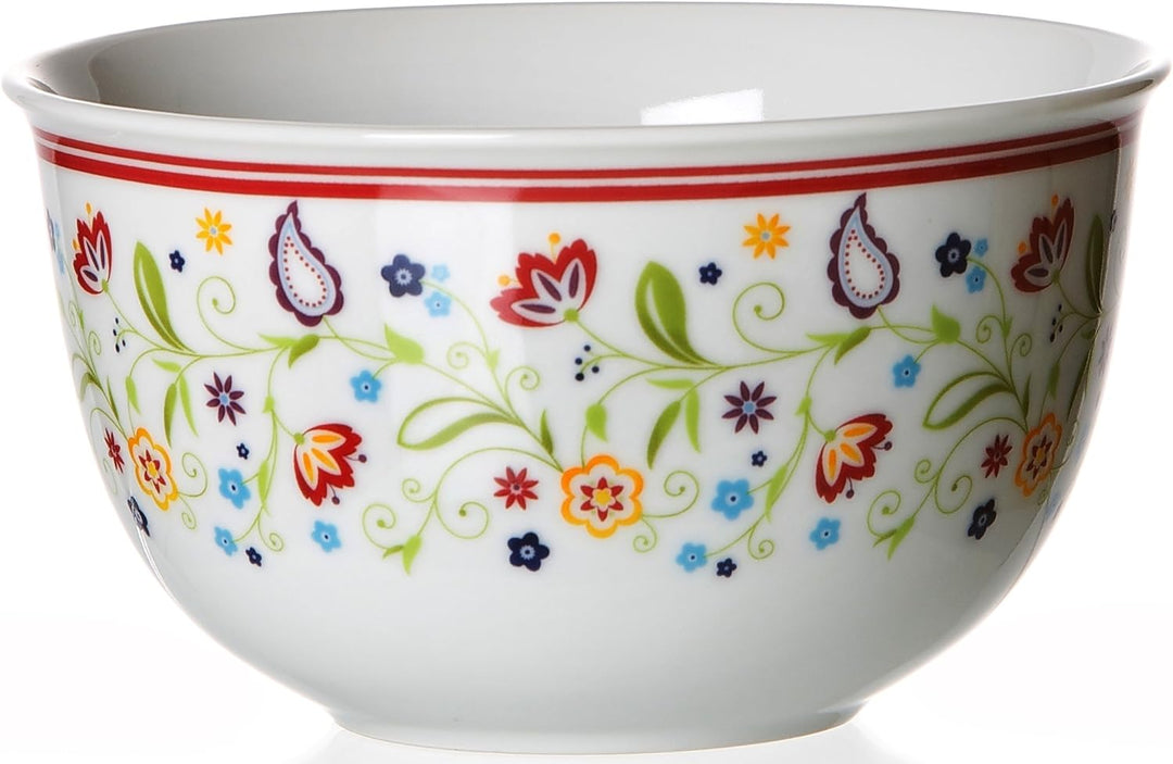 Ritzenhoff &amp; Breker Tafelservice Doppio Shanti, 12-teilig, Porzellangeschirr &amp; Müslischalen-Set Dopp