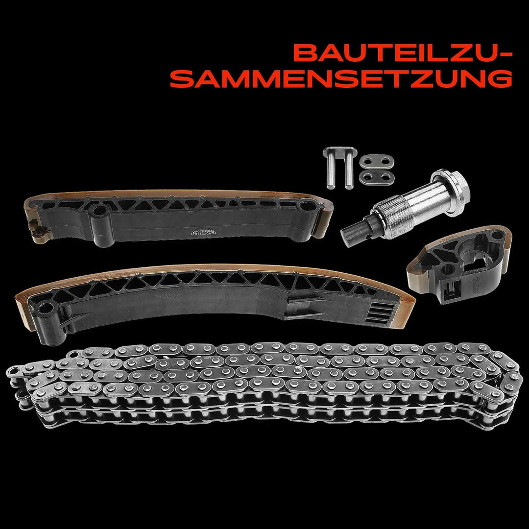Frankberg Steuerkettensatz Kompatibel mit W202 CL203 C209 W210 S210 W461 W163 W220 B901 B902 B906 W6
