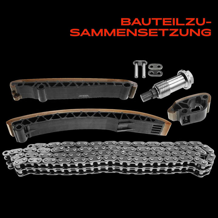 Frankberg Steuerkettensatz Kompatibel mit W202 CL203 C209 W210 S210 W461 W163 W220 B901 B902 B906 W6