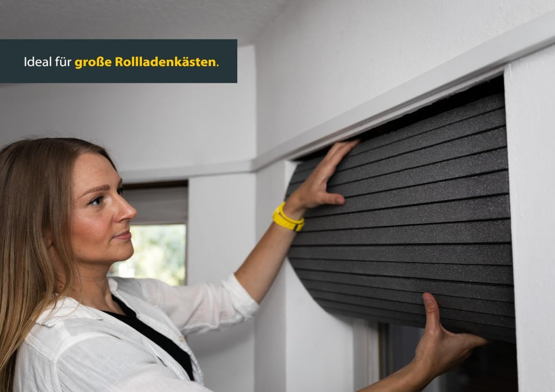 Schellenberg 66282 Wärmedämmung Rolladenkastendämmung, 2-teilig mit 25 mm Stärke 100 x 50 cm, Rollad