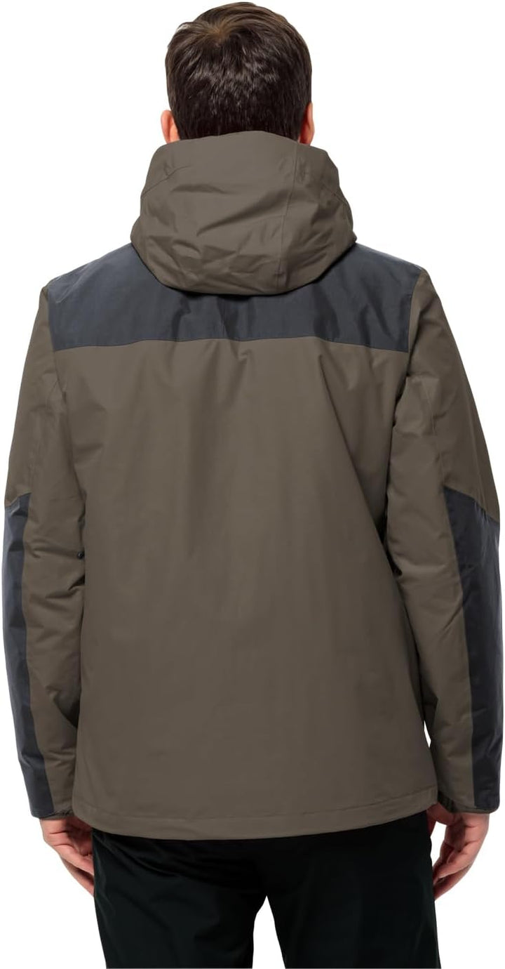 Jack Wolfskin Herren Jasper 3in1 Jkt M Jacket, cold coffee