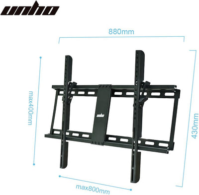 UNHO TV Wandhalterung Universal für 32-85 Zoll LCD LED OLED Plasma Fernseher Neigbar Ultraslim Ferns