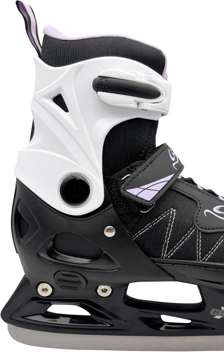 Cox Swain verstellbare Schlittschuhe Frosty, Eislaufschuhe für Kinder, Jugendliche und Erwachsene bi