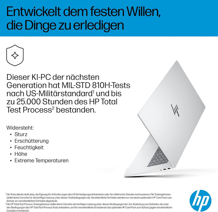 HP OmniBook 7 Next Gen AI PC, Copilot+ PC, 17.3 Zoll FHD Touch Display, Intel Core Ultra 7 256V (47