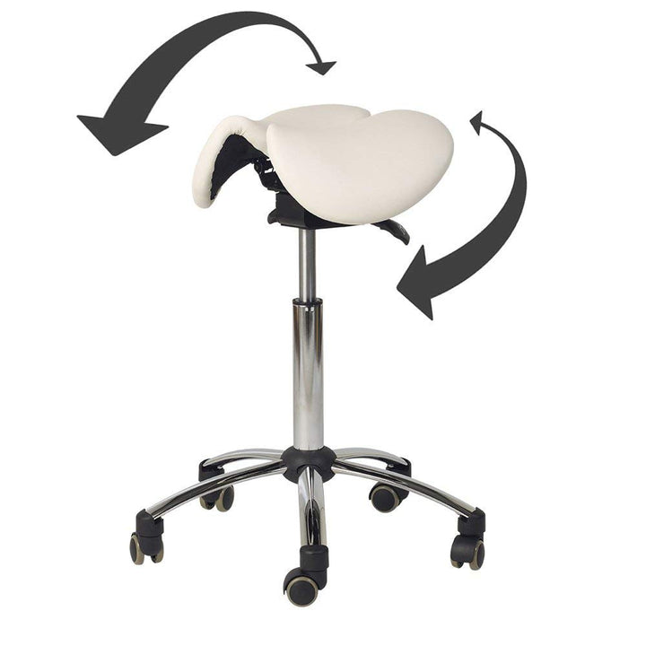 Teqler Sattelhocker weiss