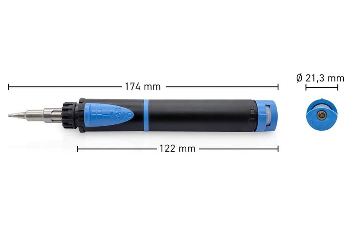 ERSA Independent 0G070KN Gaslötkolben 75W Spitzentemperatur bis 580 °C inkl. 2,4 mm Lötspitze meisse