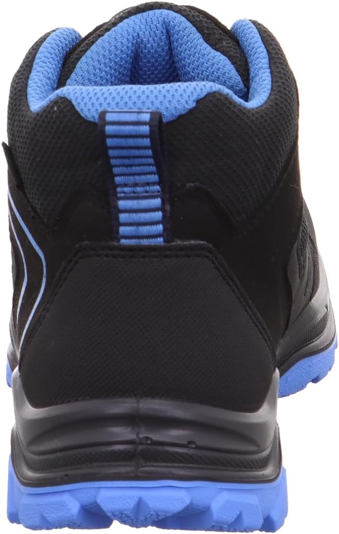 Superfit Jungen Jupiter Sneaker 31 EU Weit Schwarz Hellblau 0000, 31 EU Weit Schwarz Hellblau 0000