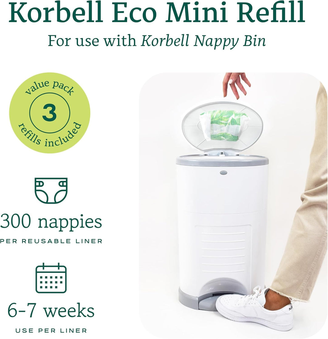 Korbell - Nachfüllpackungen für Windelbehälter Mini 9 L