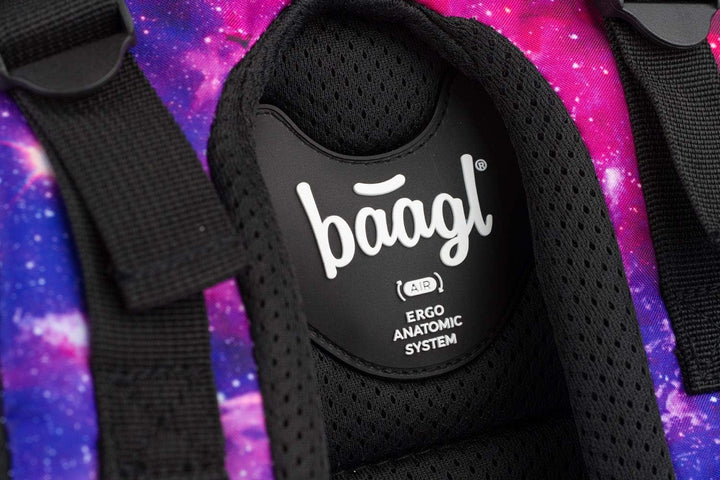 Baagl Schulrucksack Set Mädchen 3 Teilig, Schultasche ab 3. Klasse, Grundschule Ranzen mit Brustgurt