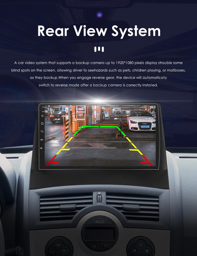 Android 12 Autoradio 9 Zoll Touchscreen 8-Kern Für Renault Megane 2 2002 2003 2004 2005 2006 2007 20