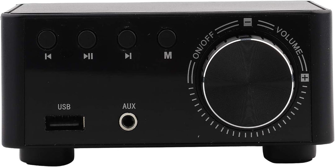 Fafeicy Bluetooth 5.0 Audio-Verstärker 50W x 2 Stereo Digital Verstärker Schwarz mit Speicherkarten-