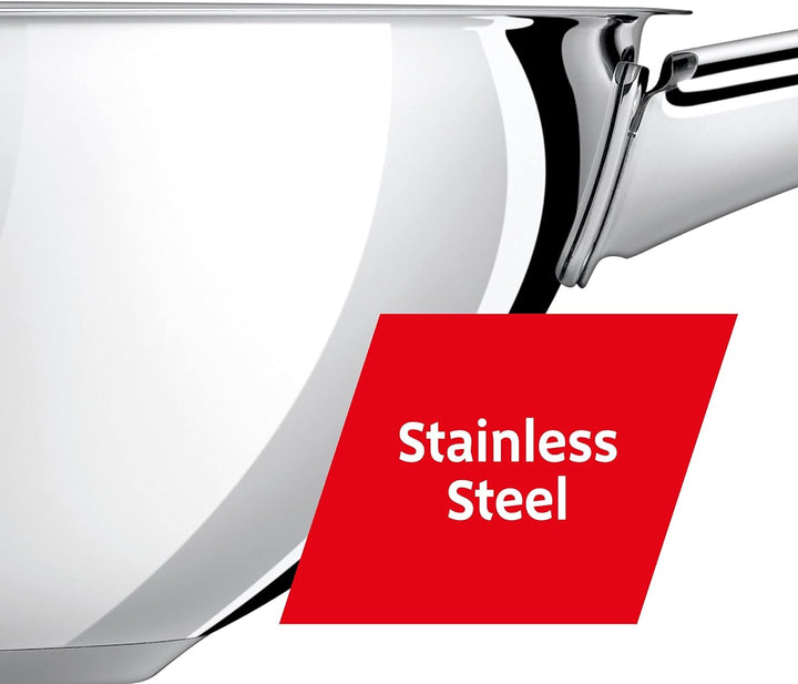 Silit Wuhan Wokpfanne Induktion 28 cm, Wok Edelstahl beschichtet, Wok Induktion, backofenfest