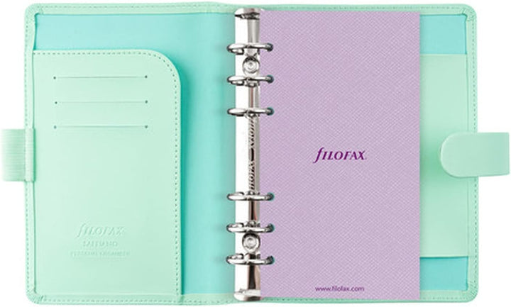 Filofax Persönlicher Saffiano-Organizer – Neo Mint, Neo Mint