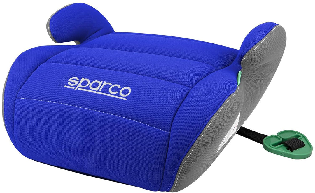 Sparco Baby Booster 125—150 I-SIZE R129 Autoaufsatz für Kinder, Blau/Grau Blau und Grau, Blau und Gr