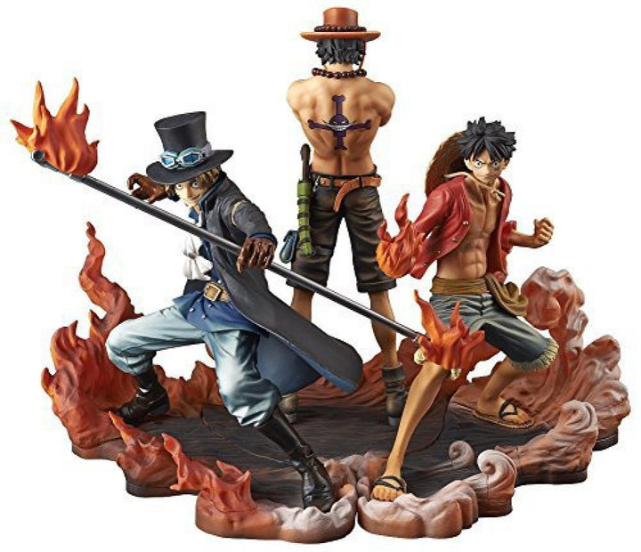 Banpresto ONE Piece DXF Brotherhood II Luffy Sabo ACE Figure 3pcs Set