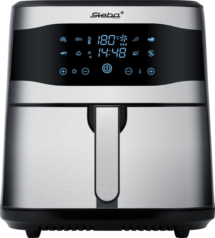 Steba Family Heissluftfritteuse, 8L mit Touchscreen, 8 Programme, Timer 60 min., 1800 Watt, Fritteus