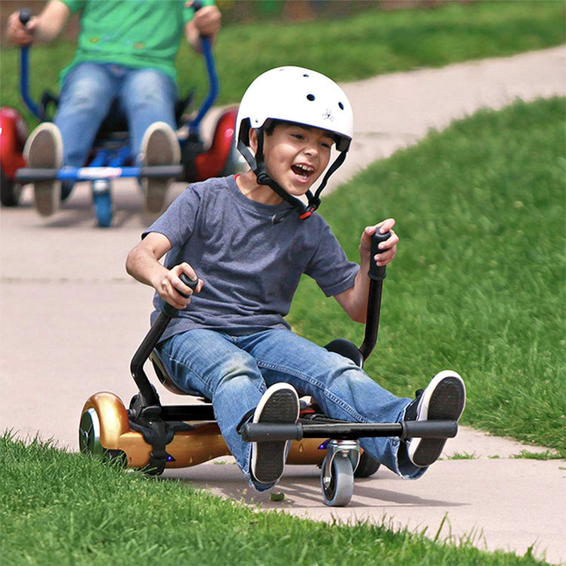 Lospitch Hoverboard mit Sitz Hoverboard Sitz,Sitzscooter für 6,5-10 Zoll 2 Wheel Balancing,Längenver