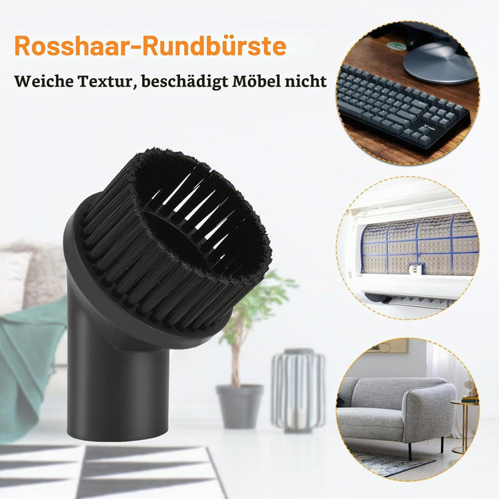 35 mm Staubsauger Düsen Bürsten Set - Wiseten Universal 5 Stück Polsterdüse Fugendüse Matratzendüse