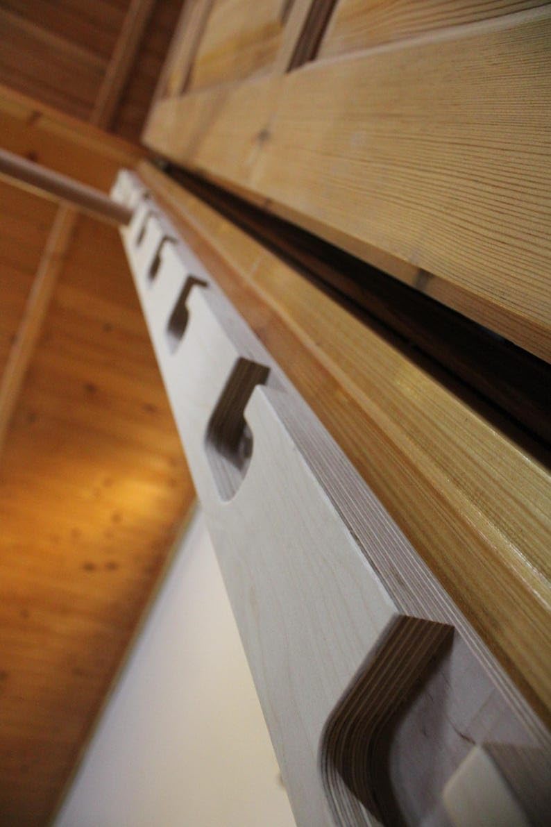 BearOnBar – Komplettes Set aus robusten Trainingsgeräten aus Holz: stabile Dip-Stange und Klimmzugst