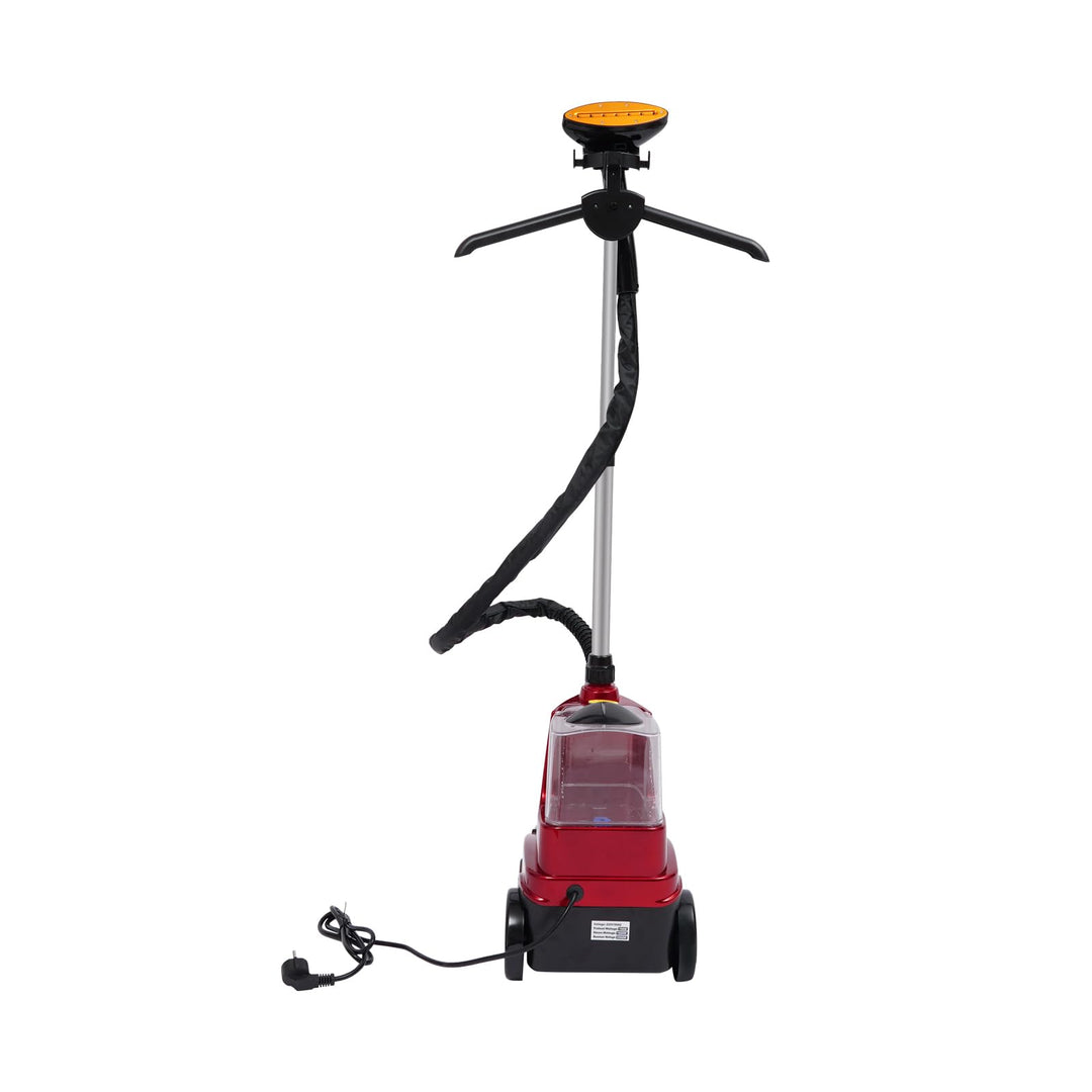2500W Vertikaler Steamer & Dampfglätter mit Rollen,3 L Wassertank,Dampfleistung 70ml/min,60 Minuten