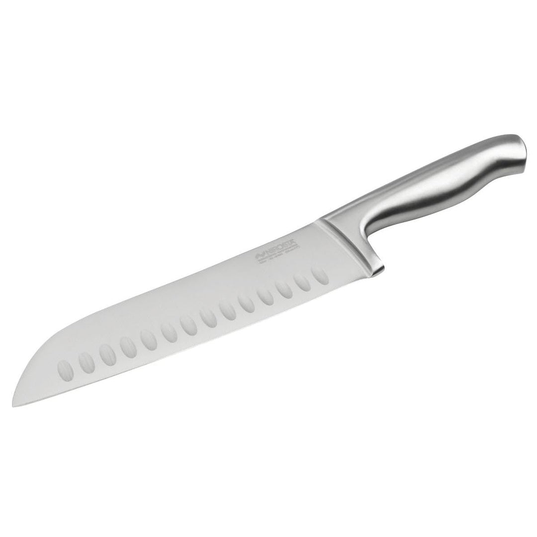 Nirosta Santokumesser STAR, scharfes Küchenmesser,Edelstahl, handlicher Griff, langlebiges Allzweckm