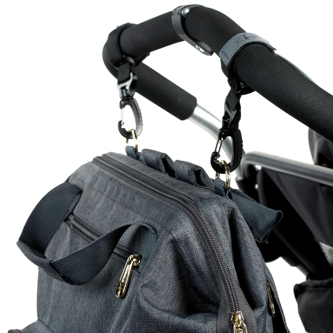 LÄSSIG Baby Wickelrucksack Wickeltasche inkl. Wickelzubehör nachhaltig produziert/Goldie Backpack, a