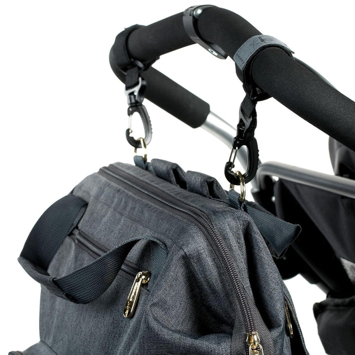 LÄSSIG Baby Wickelrucksack Wickeltasche inkl. Wickelzubehör nachhaltig produziert/Goldie Backpack, a