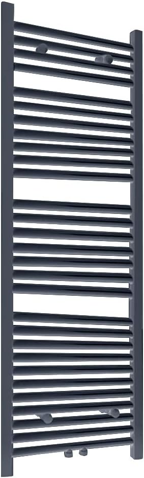 S SIENOC 500 x 1500 mm Anthrazit mittelanschluss Badheizkörper handtuchhalter Heizkörper Handtuchwär