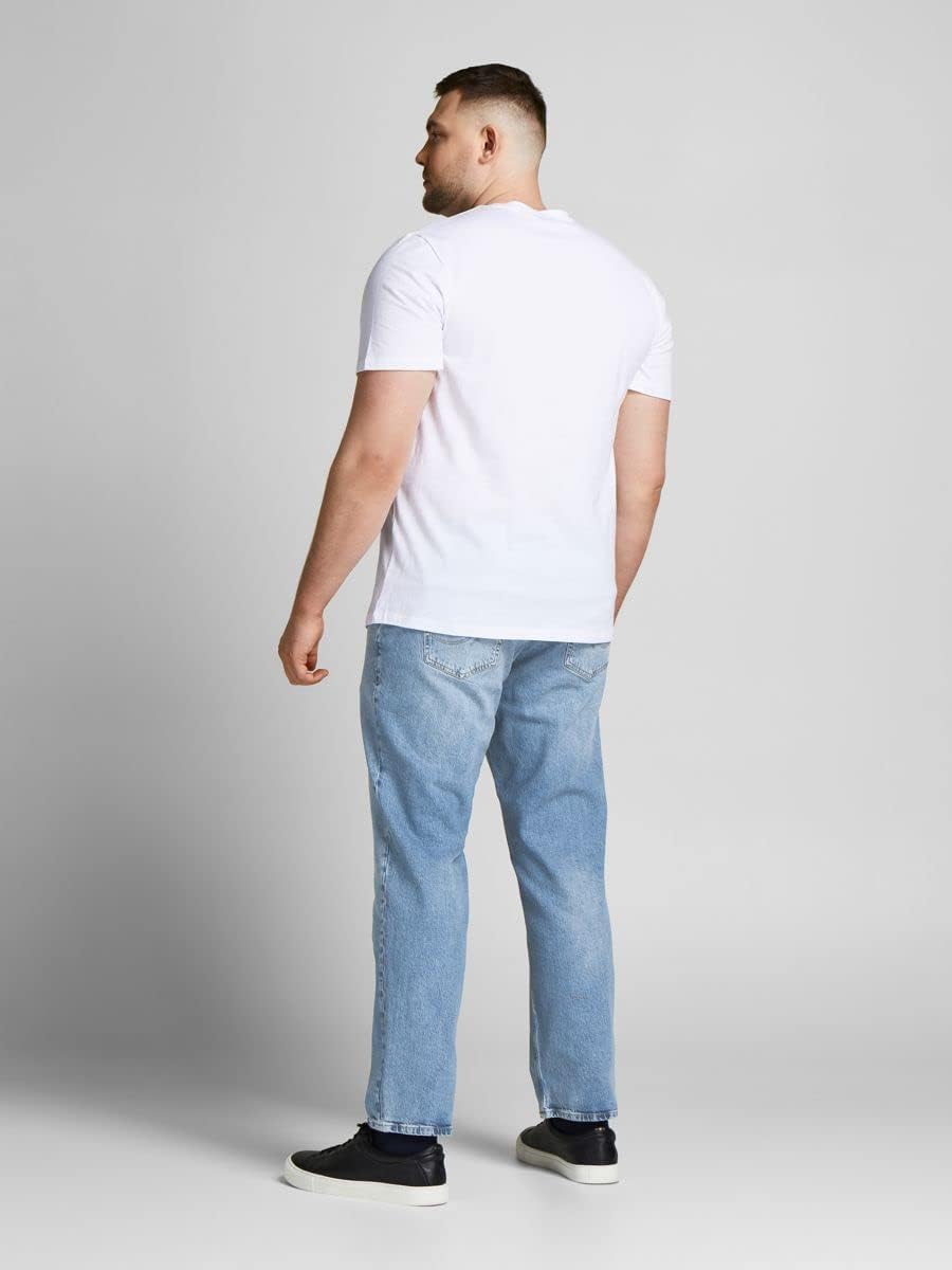 JACK&JONES Plus Mens Blue Denim Slim