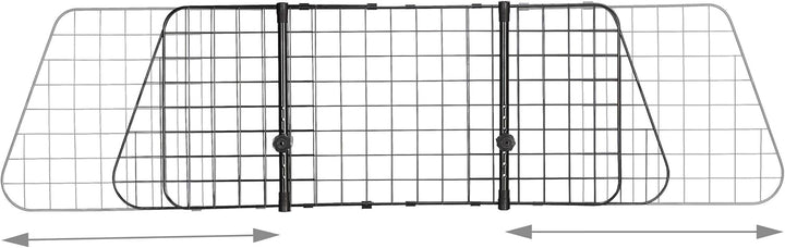 Relaxdays Hundegitter Auto, Trenngitter Universal gross, verstellbare Breite, Autogitter Masse HxB 4