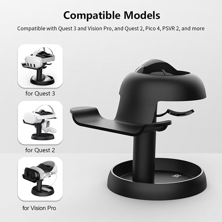 SHEAWA VR Headset Ständer und Halter Display für Vision Pro/PICO 4/PSVR 2/Meta Quest 3/Quest 2/Rift