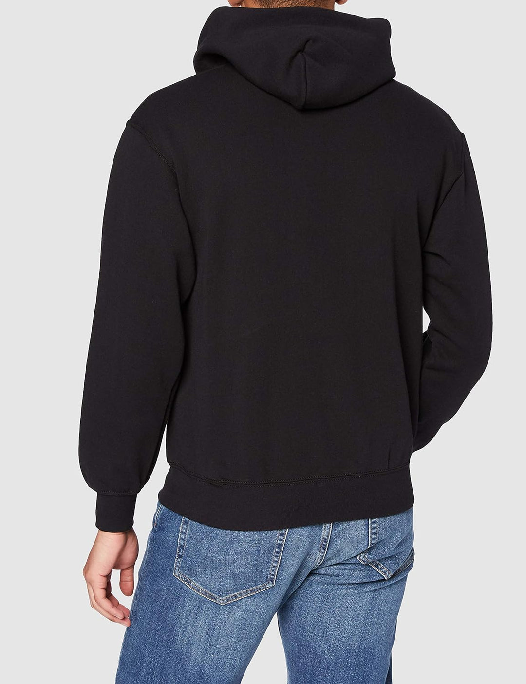 Fruit of the Loom Classic Kapuzen-Sweat + GRATIS MyShirt Stoffbeutel S Schwarz, S Schwarz